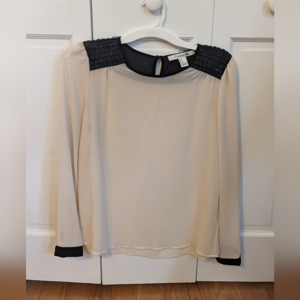 Sheer long sleeve